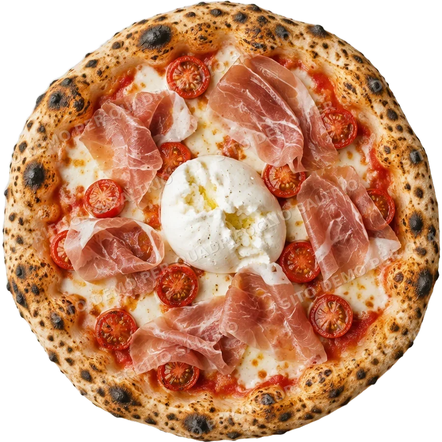 Pizza Golosa vista dall'alto
